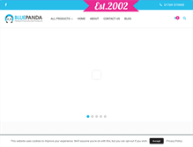 Tablet Screenshot of bluepanda.co.uk